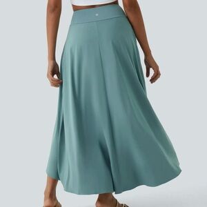 HALARA Teal Midi Skirt